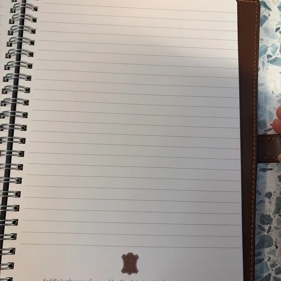 Coach Signature Canvas Notebook Planner Brown Tan Snap Closure Organizer - Picture 6 of 6